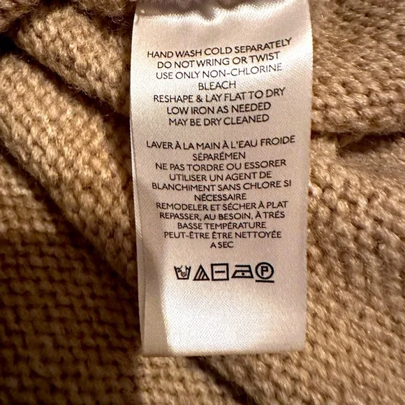 Free People Glacier Sweater Tan size Medium - Picture 11 of 12